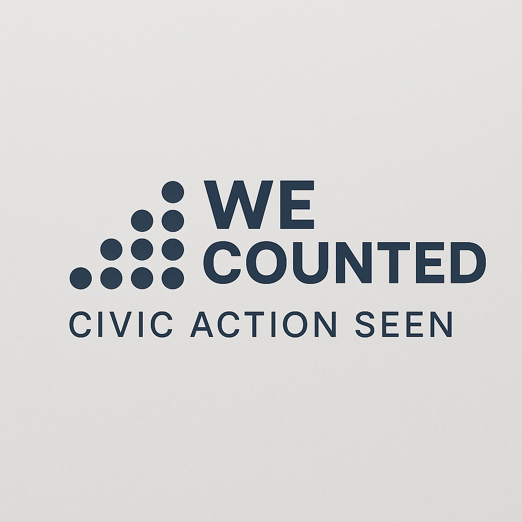 We Counted Logo